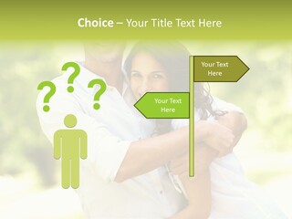 A Man And A Woman Hugging Each Other PowerPoint Template