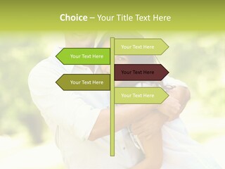 A Man And A Woman Hugging Each Other PowerPoint Template