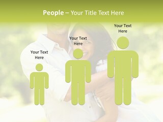 A Man And A Woman Hugging Each Other PowerPoint Template