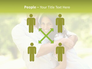 A Man And A Woman Hugging Each Other PowerPoint Template