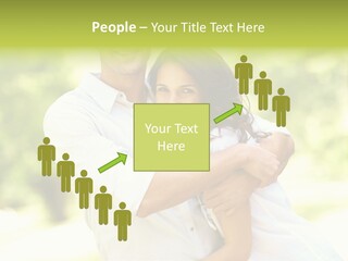 A Man And A Woman Hugging Each Other PowerPoint Template