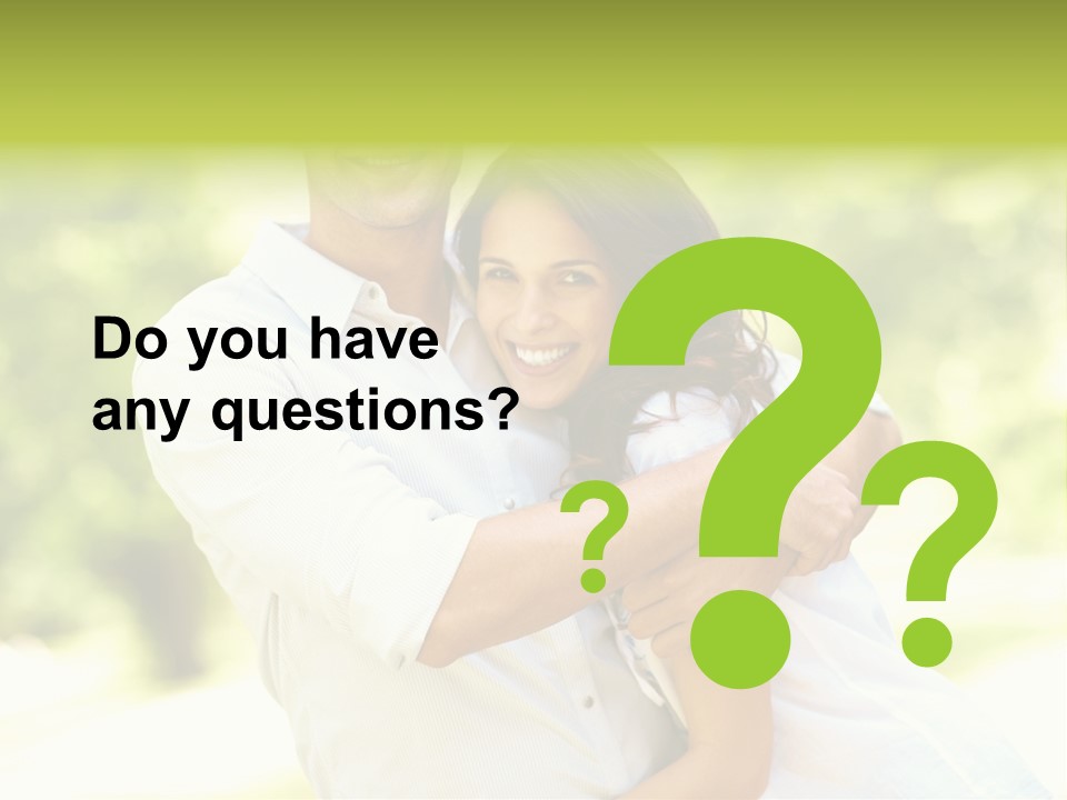 A Man And A Woman Hugging Each Other PowerPoint Template