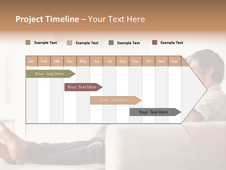A Man And Woman Sitting On A Couch With A Remote Control PowerPoint Template