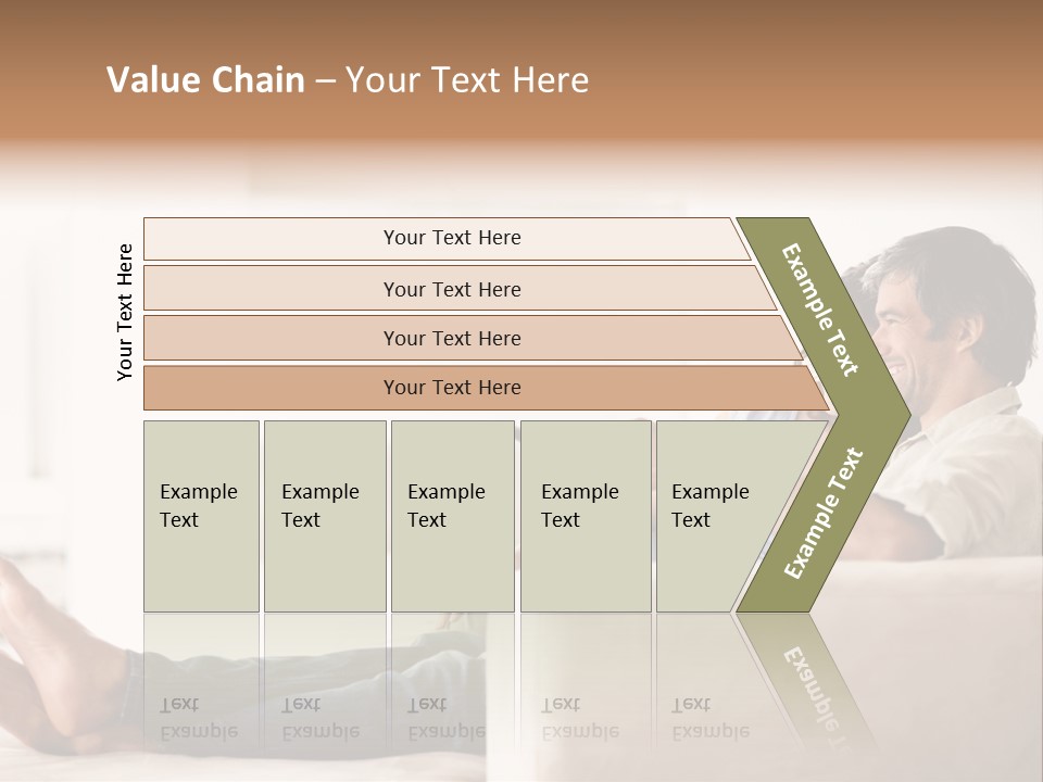 A Man And Woman Sitting On A Couch With A Remote Control PowerPoint Template
