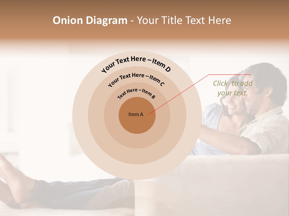 A Man And Woman Sitting On A Couch With A Remote Control PowerPoint Template