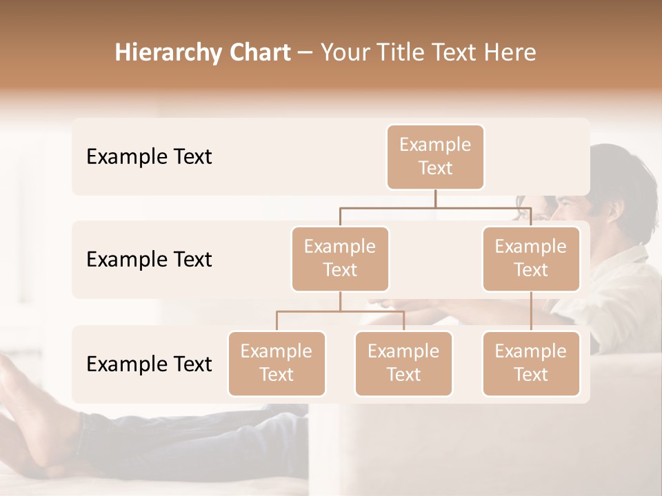 A Man And Woman Sitting On A Couch With A Remote Control PowerPoint Template