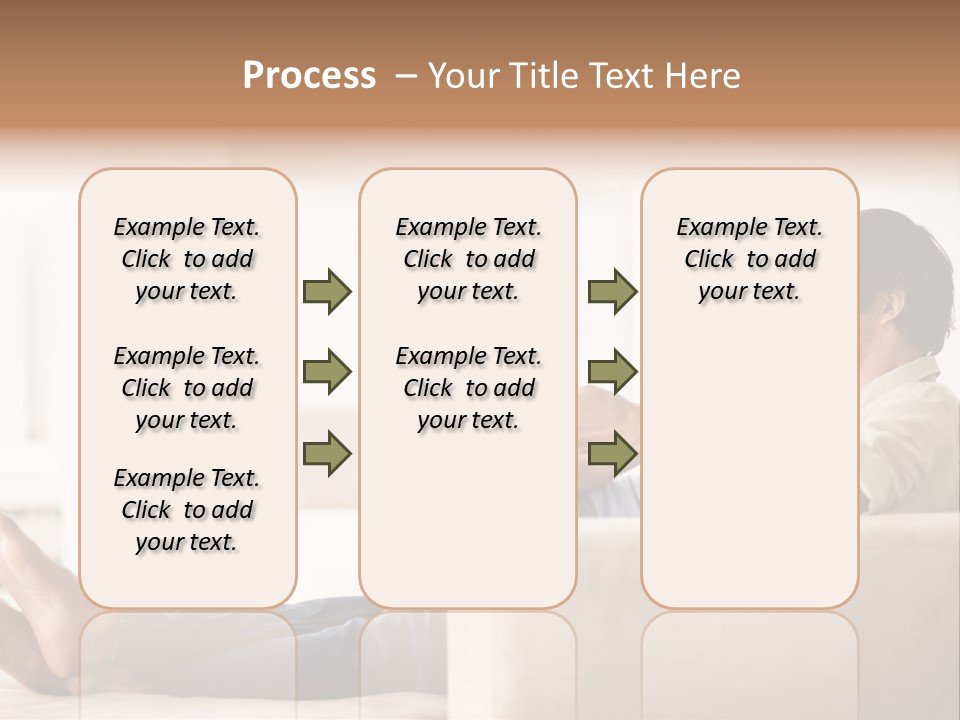 A Man And Woman Sitting On A Couch With A Remote Control PowerPoint Template