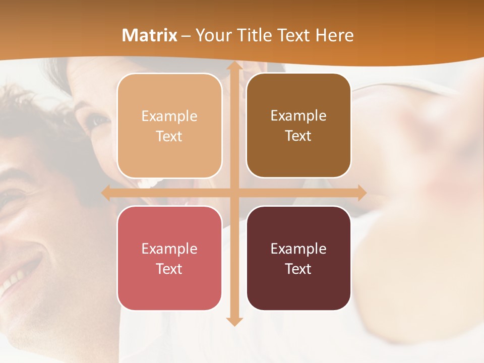 A Man And Woman Laying On Top Of Each Other PowerPoint Template