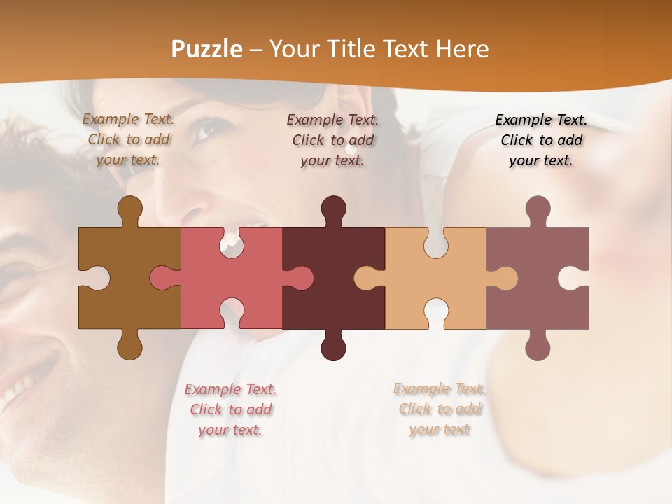 A Man And Woman Laying On Top Of Each Other PowerPoint Template