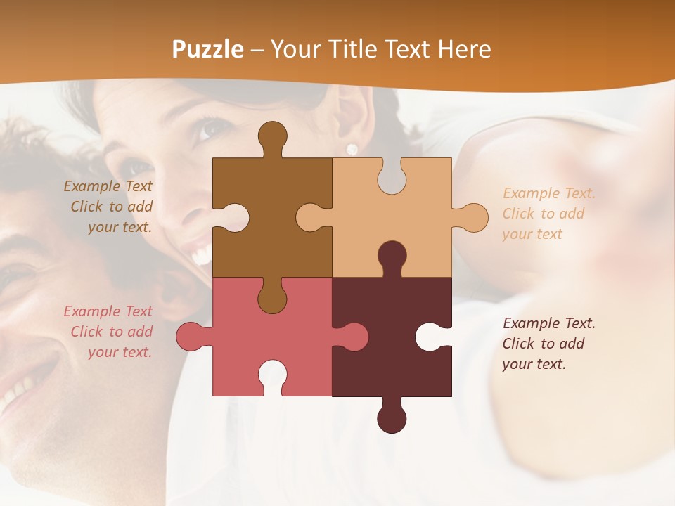 A Man And Woman Laying On Top Of Each Other PowerPoint Template