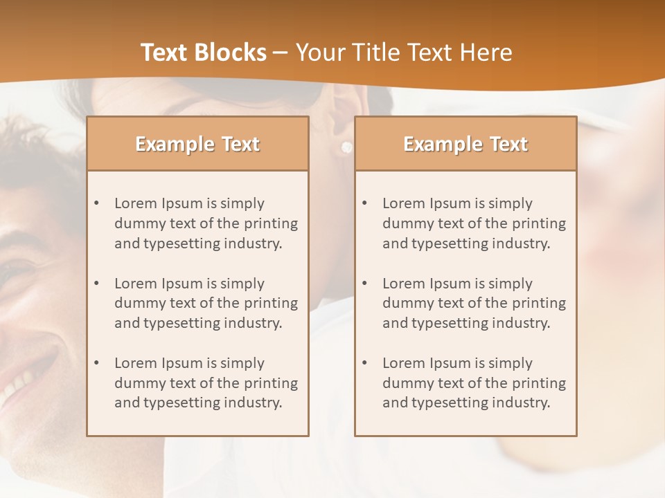 A Man And Woman Laying On Top Of Each Other PowerPoint Template