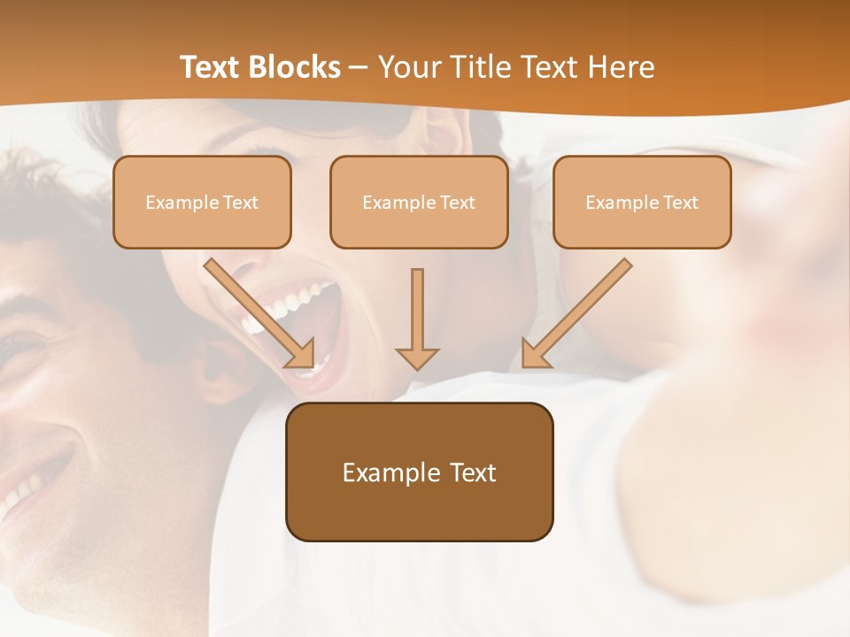 A Man And Woman Laying On Top Of Each Other PowerPoint Template