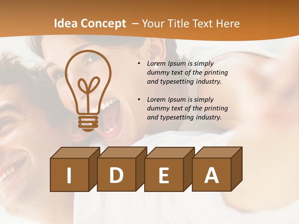 A Man And Woman Laying On Top Of Each Other PowerPoint Template