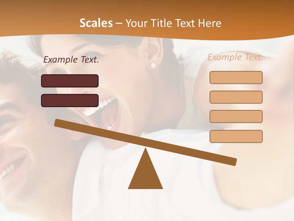 A Man And Woman Laying On Top Of Each Other PowerPoint Template