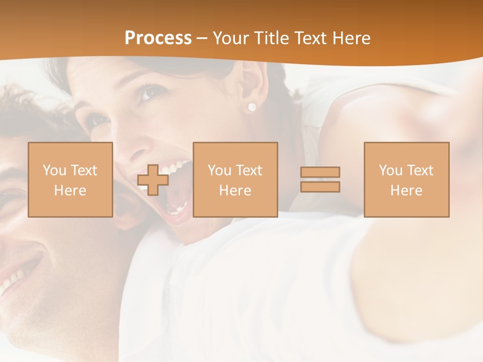 A Man And Woman Laying On Top Of Each Other PowerPoint Template