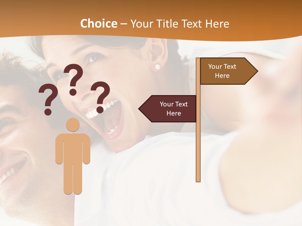 A Man And Woman Laying On Top Of Each Other PowerPoint Template