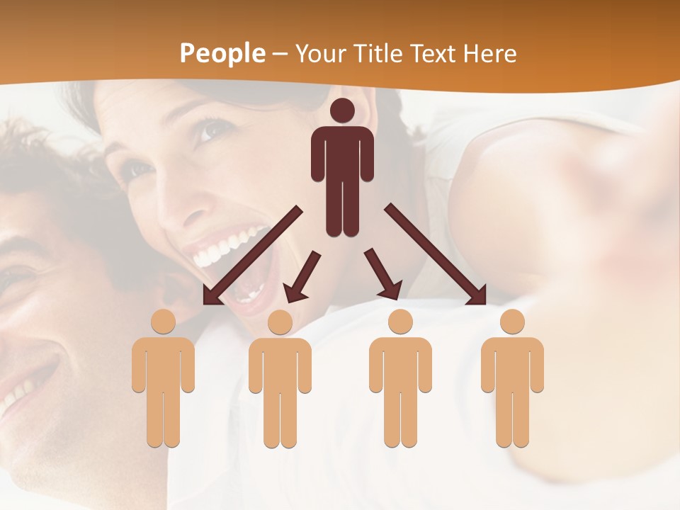 A Man And Woman Laying On Top Of Each Other PowerPoint Template
