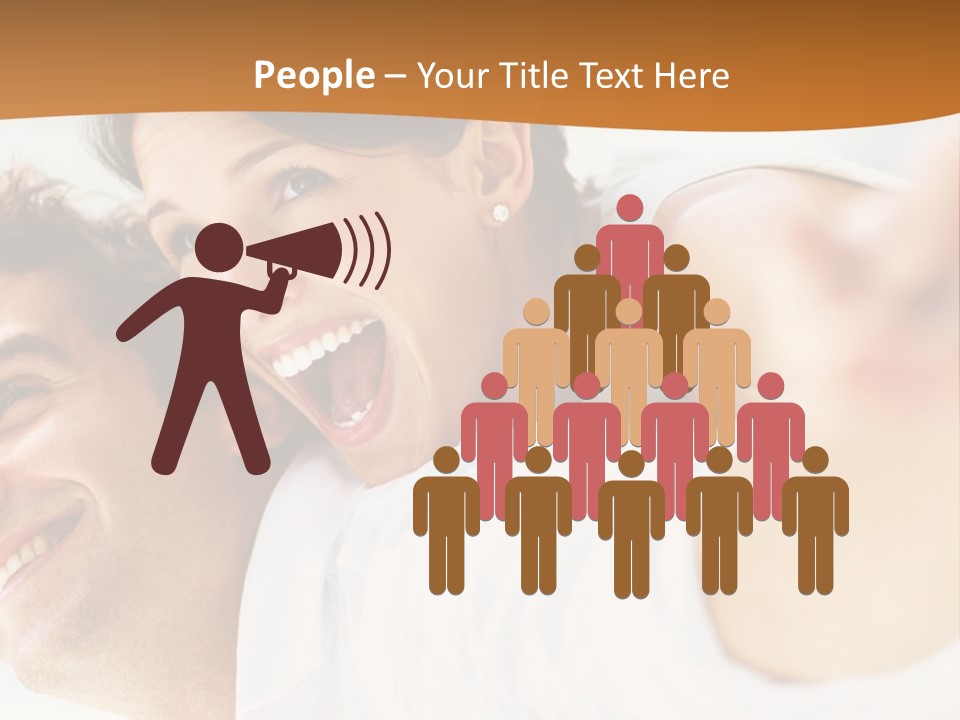 A Man And Woman Laying On Top Of Each Other PowerPoint Template