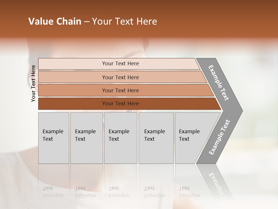 A Woman Smiling With A White Smile On Her Face PowerPoint Template