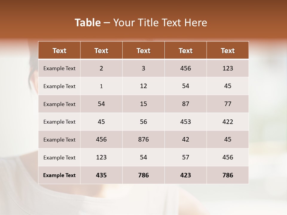 A Woman Smiling With A White Smile On Her Face PowerPoint Template