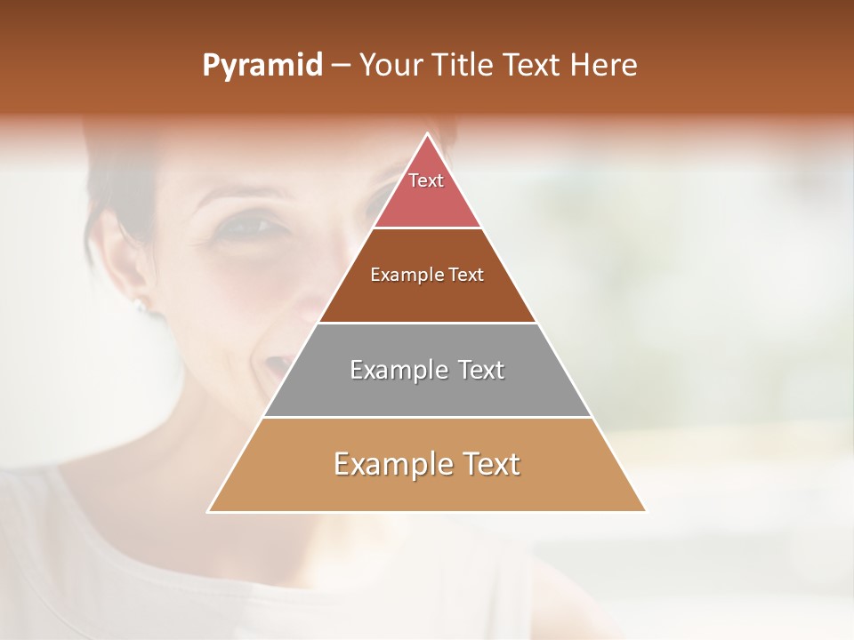 A Woman Smiling With A White Smile On Her Face PowerPoint Template