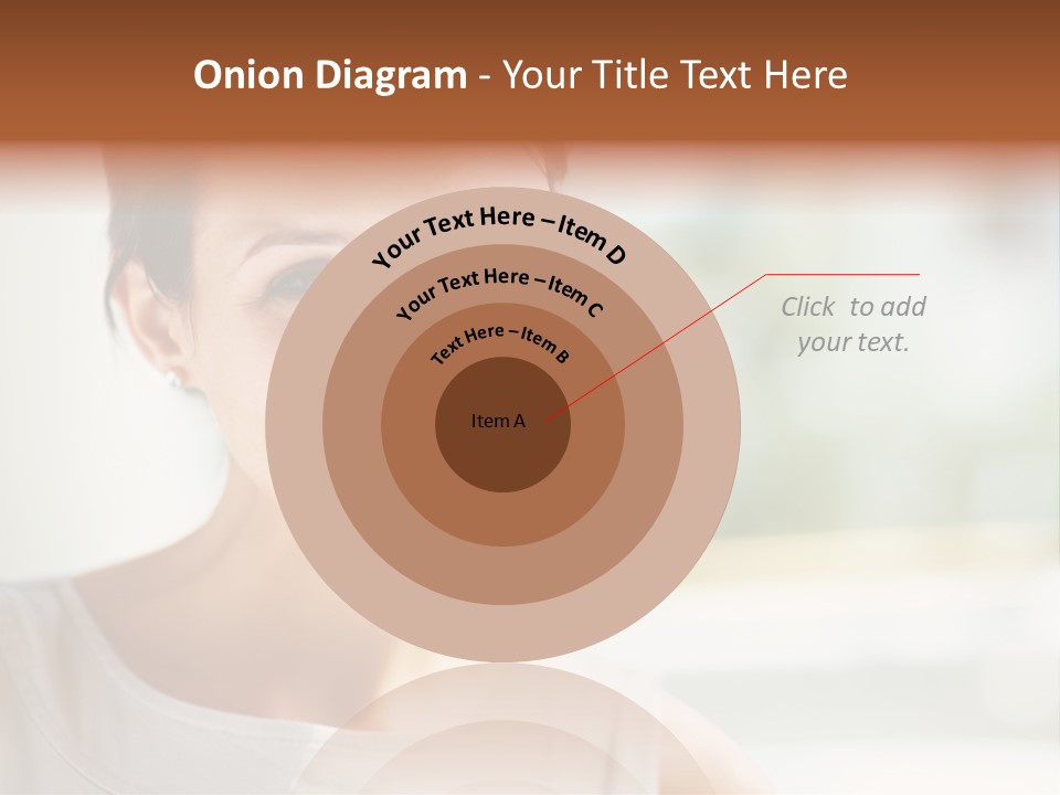 A Woman Smiling With A White Smile On Her Face PowerPoint Template
