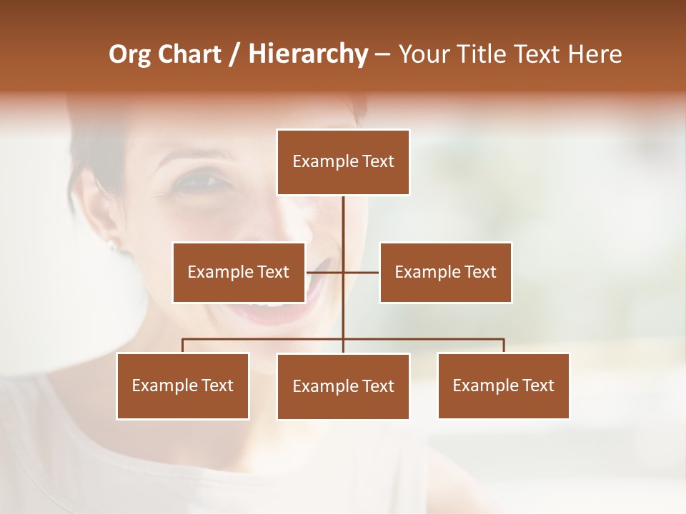 A Woman Smiling With A White Smile On Her Face PowerPoint Template