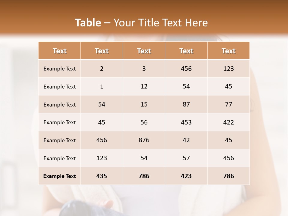 A Woman In A Towel Holding A Water Bottle PowerPoint Template