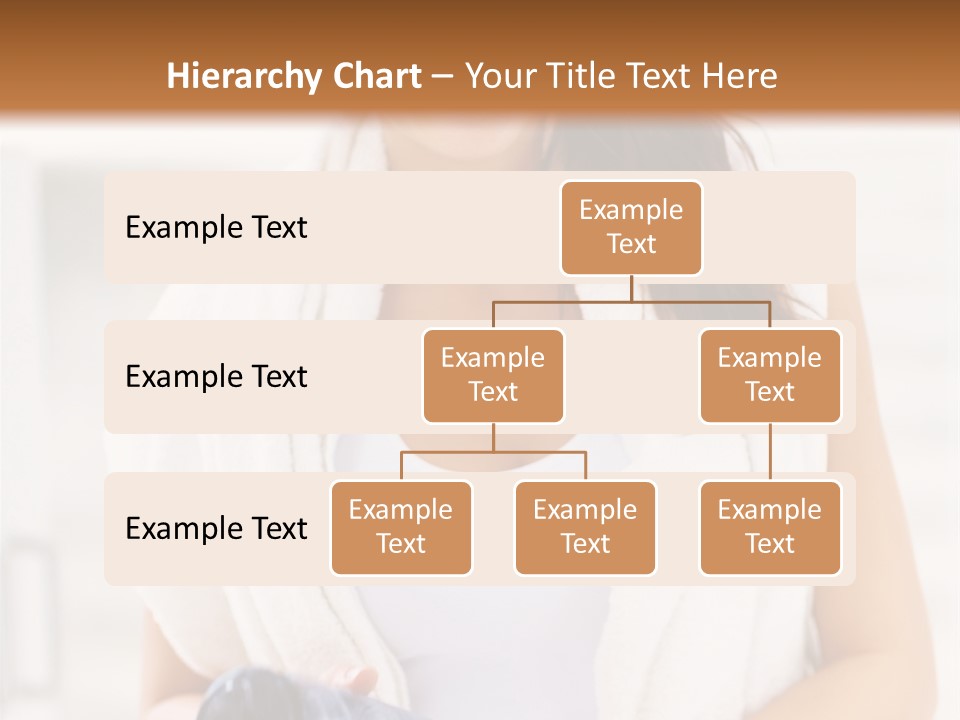 A Woman In A Towel Holding A Water Bottle PowerPoint Template