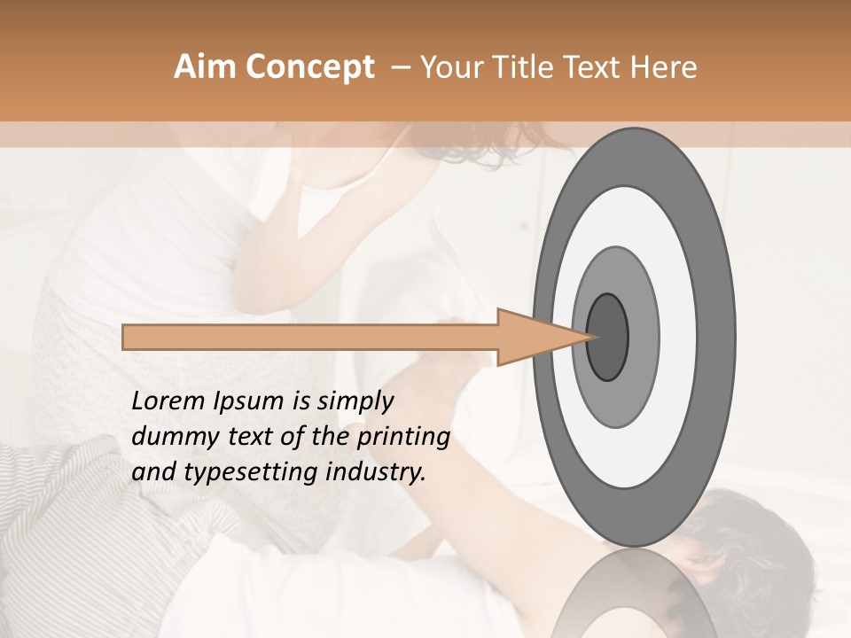 Eye Transport Frog PowerPoint Template