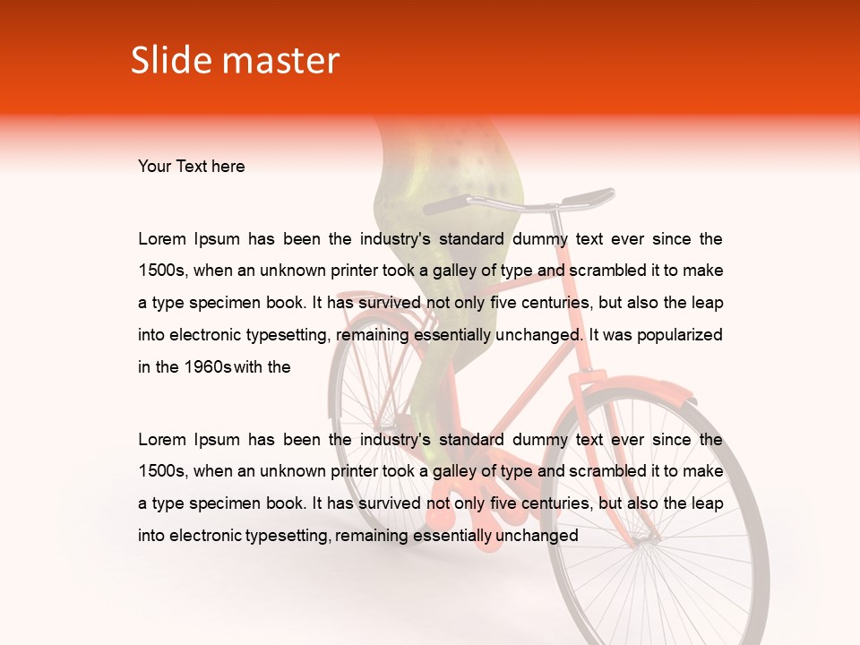 Eye Transport Frog PowerPoint Template