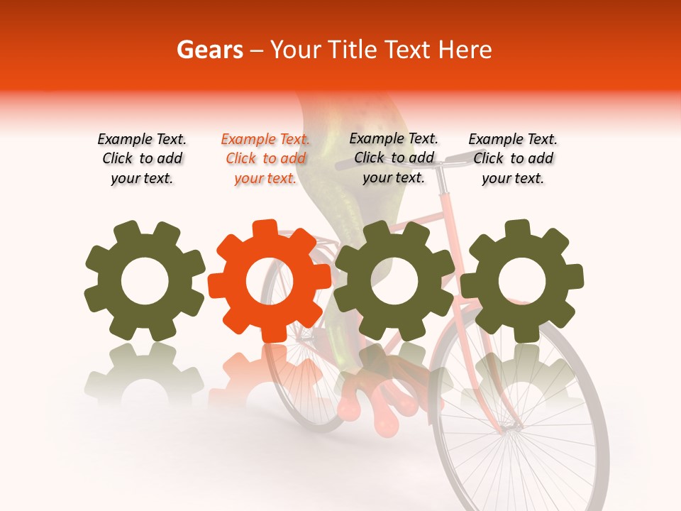 Eye Transport Frog PowerPoint Template