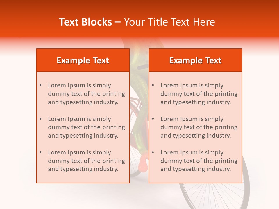 Eye Transport Frog PowerPoint Template