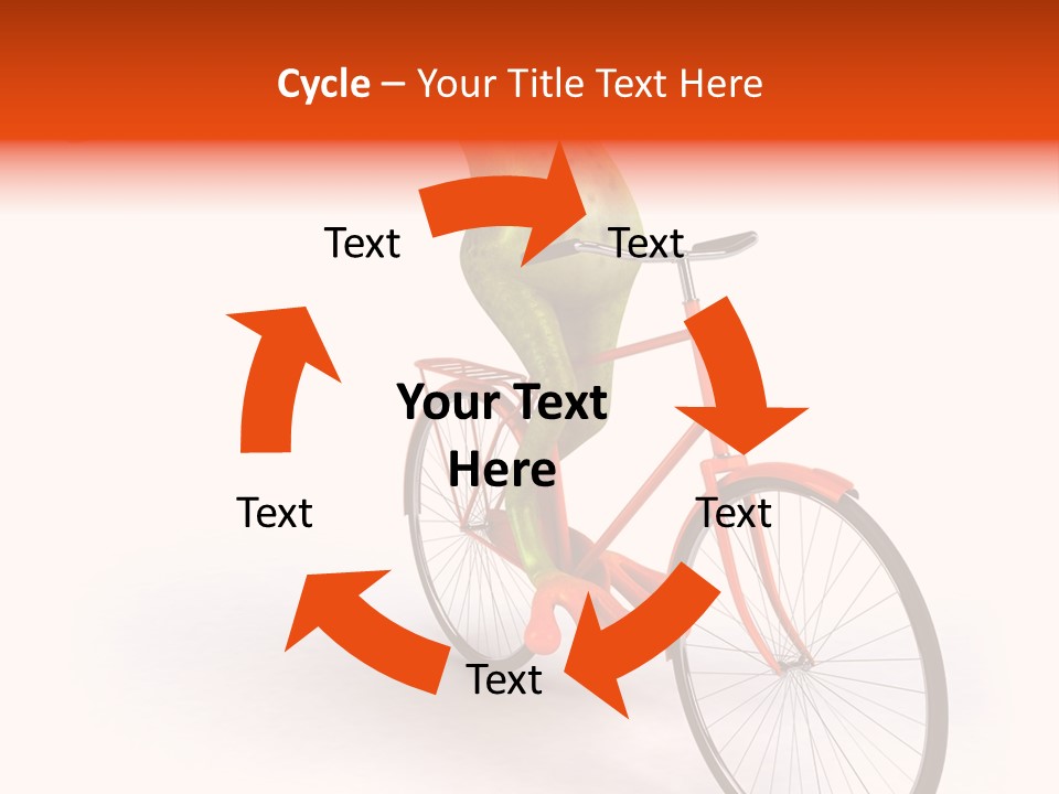 Eye Transport Frog PowerPoint Template