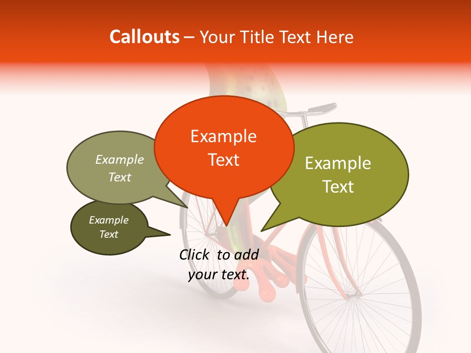 Eye Transport Frog PowerPoint Template