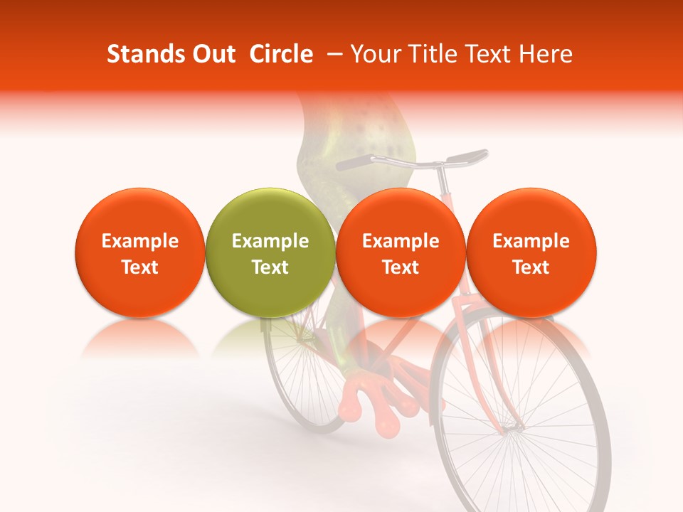 Eye Transport Frog PowerPoint Template