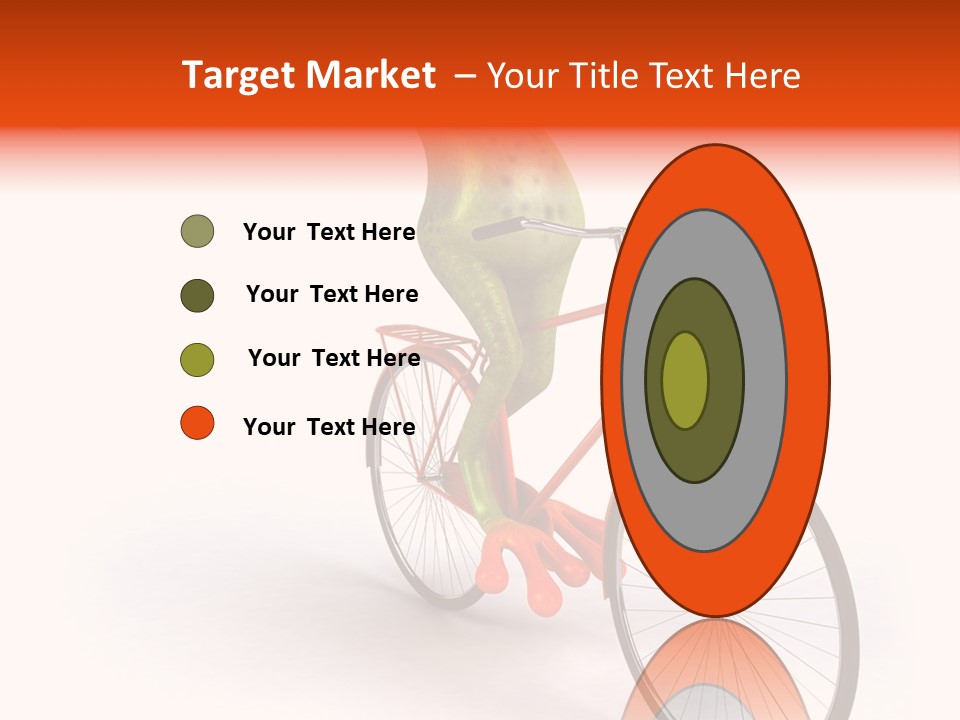 Eye Transport Frog PowerPoint Template