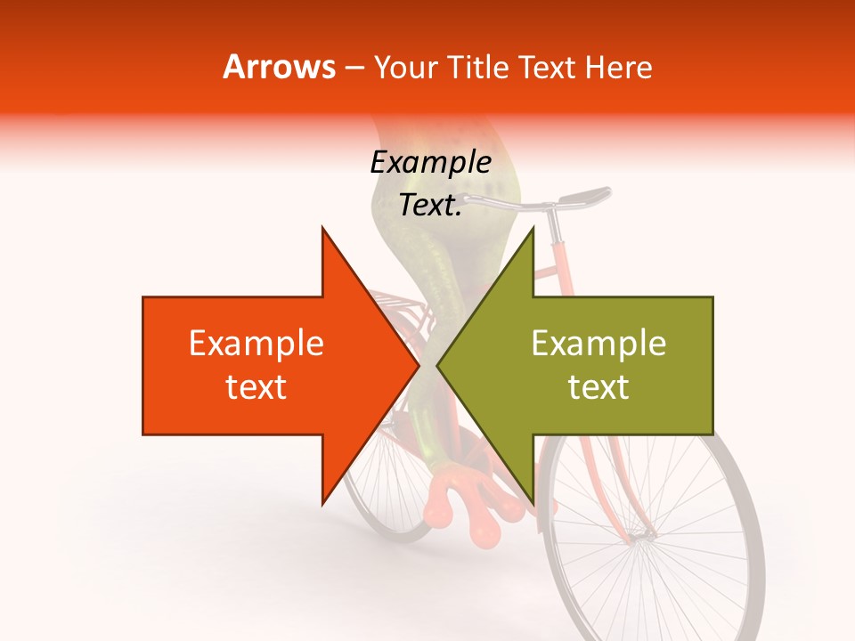 Eye Transport Frog PowerPoint Template
