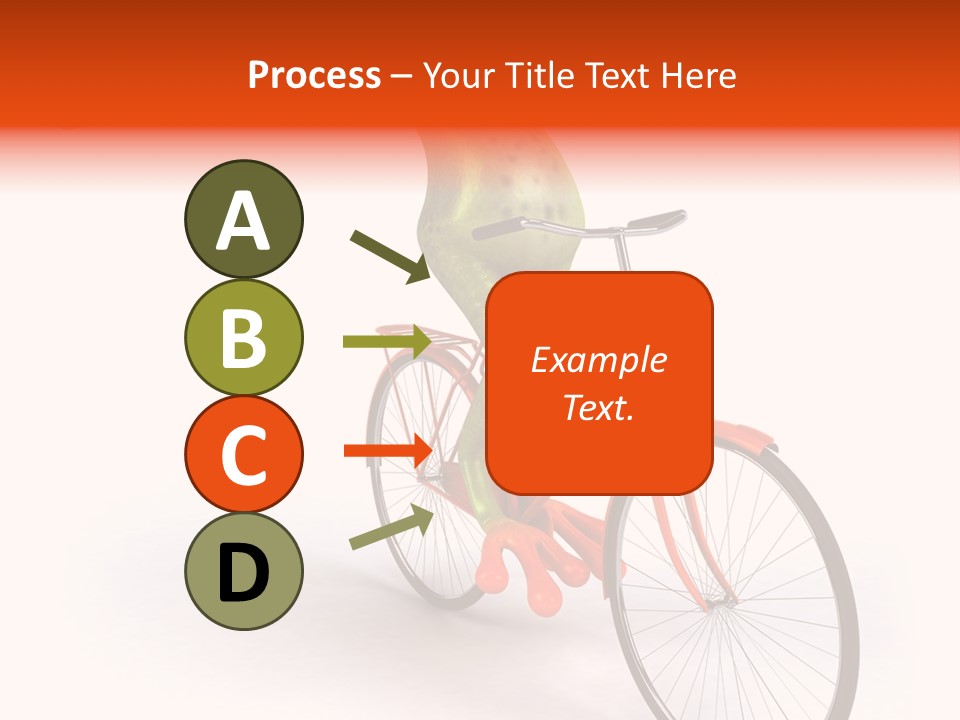 Eye Transport Frog PowerPoint Template