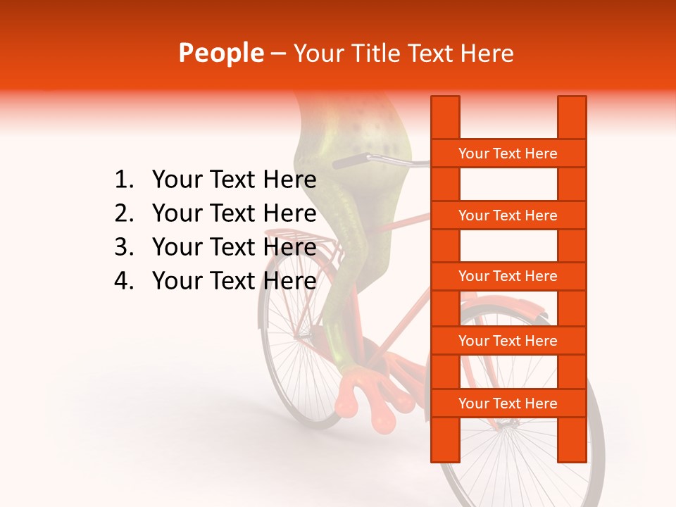 Eye Transport Frog PowerPoint Template