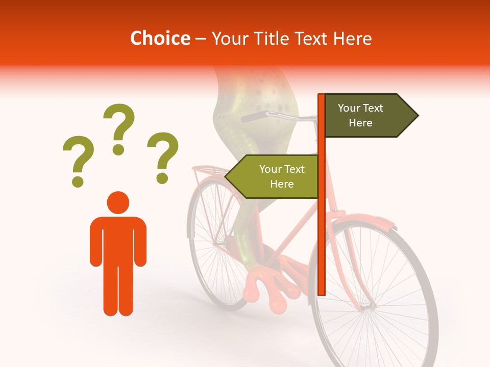 Eye Transport Frog PowerPoint Template