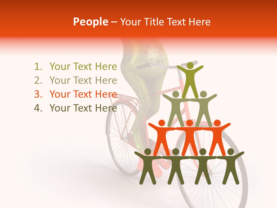 Eye Transport Frog PowerPoint Template