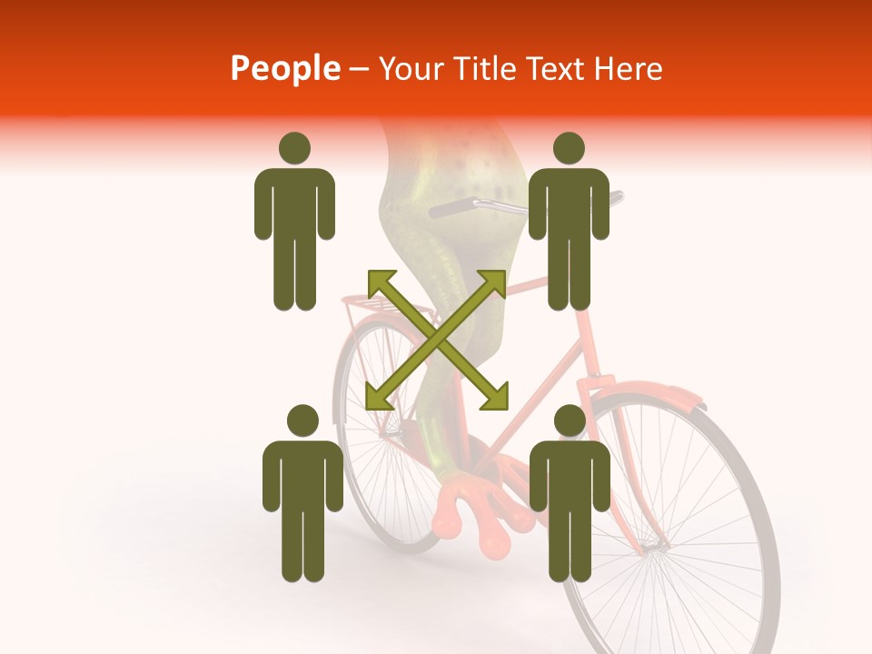 Eye Transport Frog PowerPoint Template