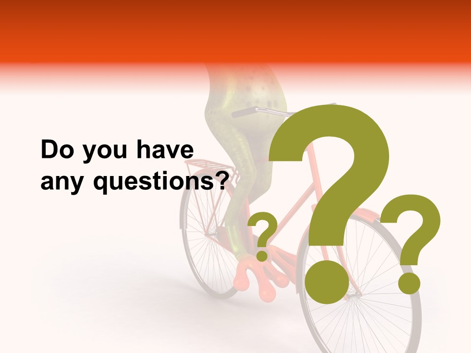 Eye Transport Frog PowerPoint Template