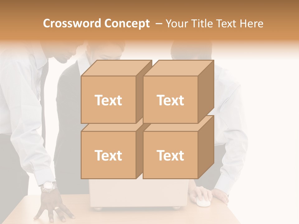 Multicultural Smart People PowerPoint Template