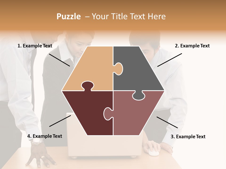 Multicultural Smart People PowerPoint Template