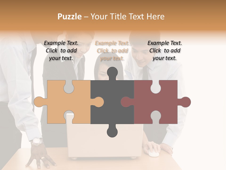 Multicultural Smart People PowerPoint Template