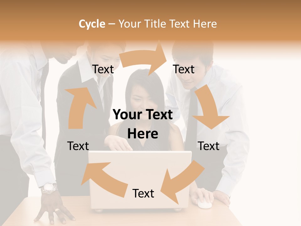 Multicultural Smart People PowerPoint Template