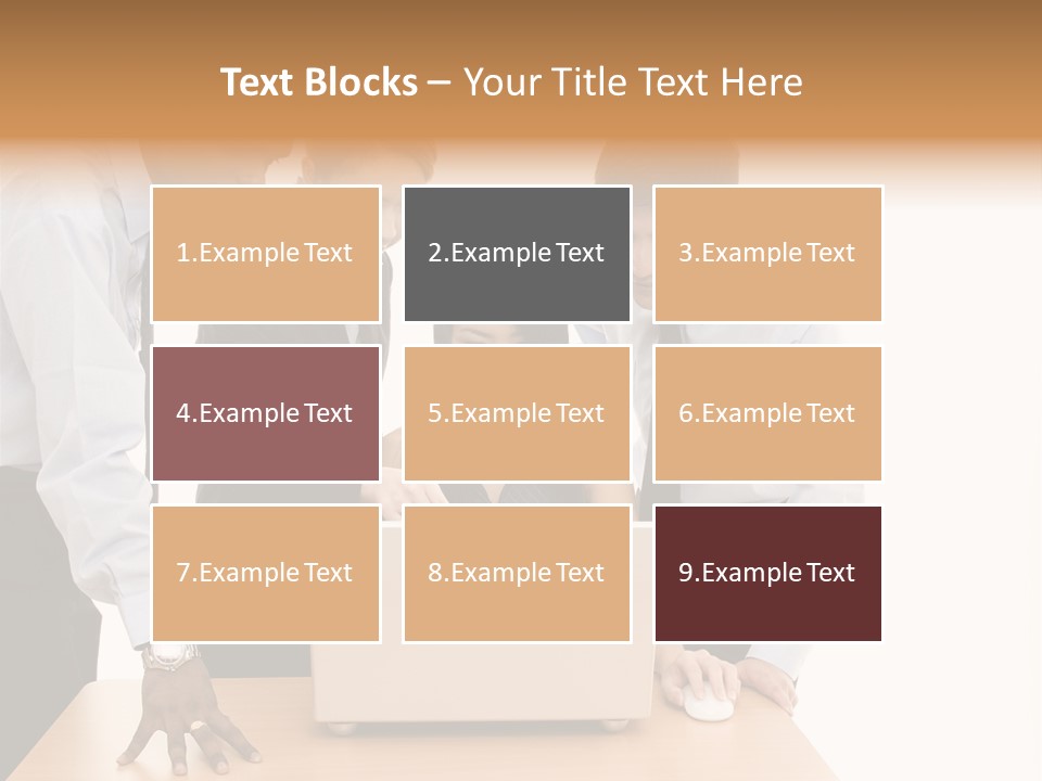 Multicultural Smart People PowerPoint Template