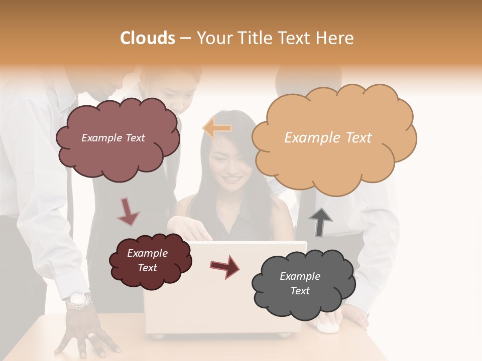 Multicultural Smart People PowerPoint Template